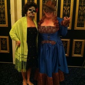 Elegant plus-size 3 pc Victorian Steampunk costume